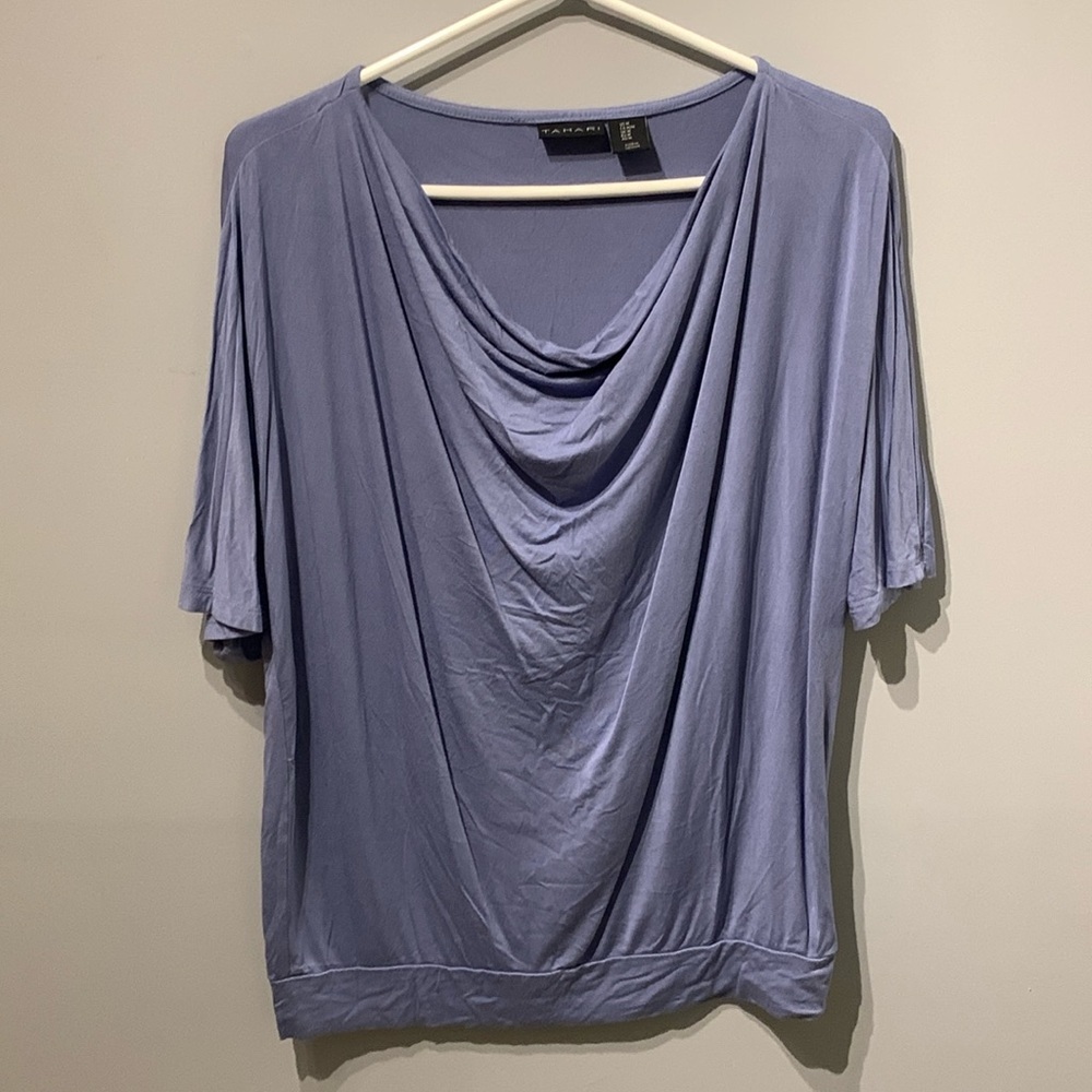Tahari Cowl Neck Top